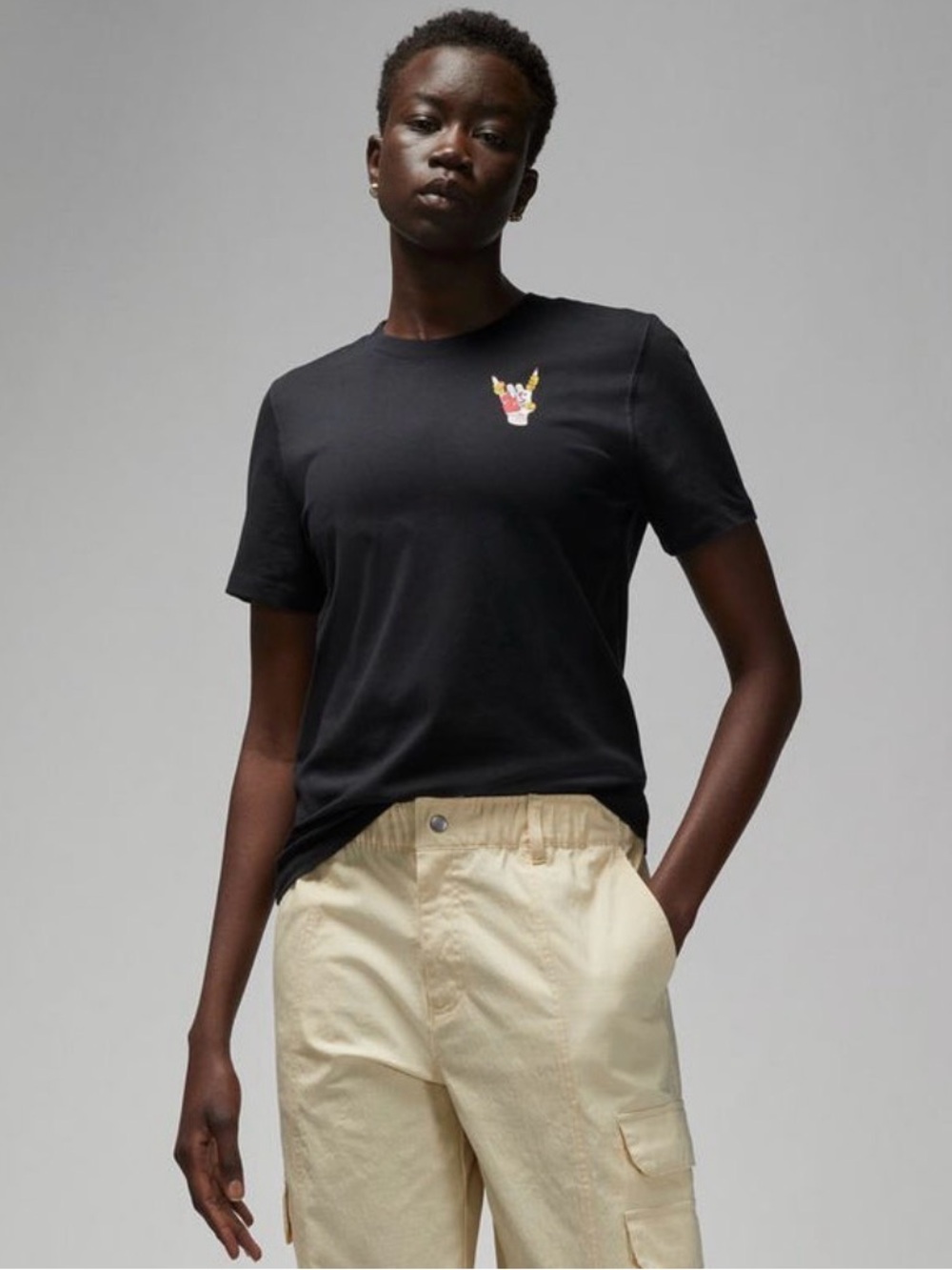 AIR JORDAN JORDAN FLIGHT T SHIRT Black